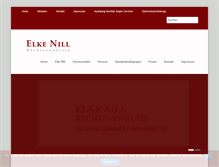 Tablet Screenshot of elke-nill.de